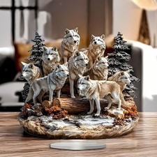 2D Plane Sign Desktop Ornaments, Decorative Plate, Office Birthday Gift