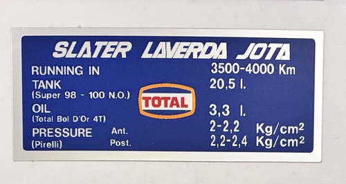Laverda jota slater 1000 tyre - laverda,