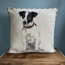 John  Lewis Jack Russell Terrier Tapestry Cushion Cover