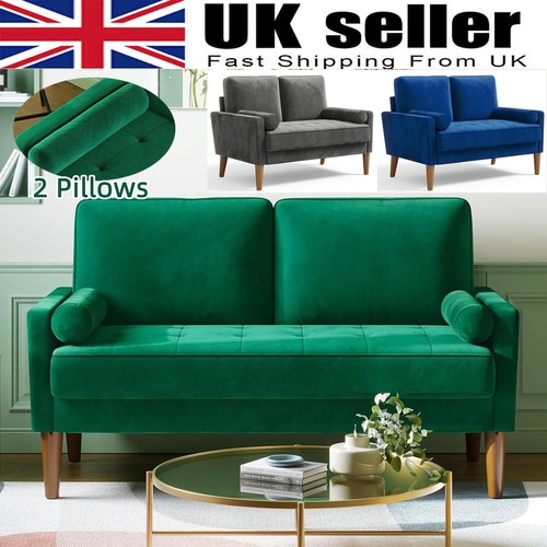 Seater velvet sofa with 2 - seater,