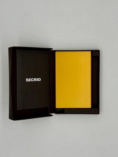 Secrid gold aluminum - gold, card