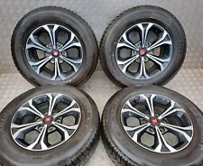 17" FIAT FULLBACK GENUINE SET OF DIAMOND CUT ALLOY WHEELS 245 65 17 BRIDGESTONE