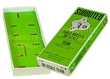 NEW REPRODUCTION SUBBUTEO TABLE FOOTBALL TEAM BOXES. MID 70's DESIGN BOX.