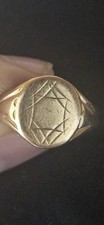 Yellow Gold Signet Ring 9ct