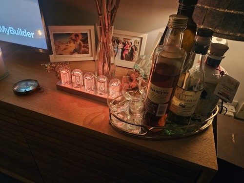 Rgb nixie tube - tube, clock