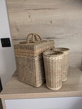 Vintage Wicker Picnic Basket