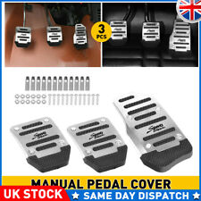 3Pcs Car Pedal Covers Manual