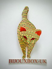 LEA STEIN BACCHUS CAT BROOCH