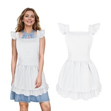 Women Retro Ruffle Apron