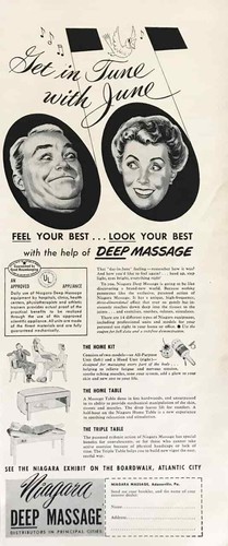 1952 niagara massage equipment - 1952,
