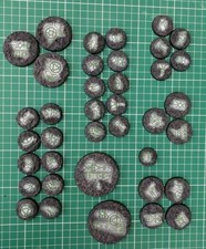 Custom Necron Bases - Painted