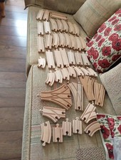 Wooden Train Track Set Of X 44