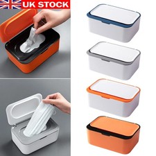 Wet Wipes Dispenser Tissue Box Holder Baby Wipes Storage Box w/Lid Home Office