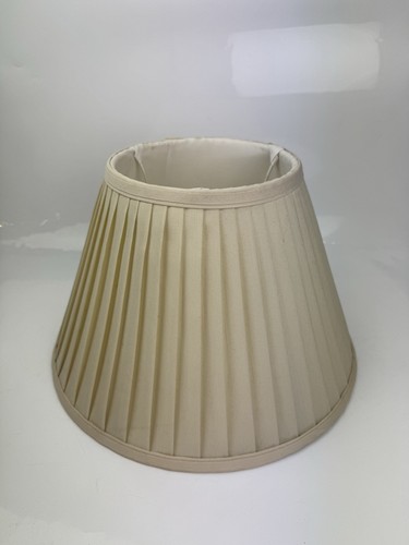 Pleated silk round - round, shades