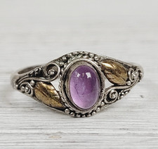 VINTAGE AMETHYST STERLING