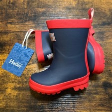 Hatley Unisex Kids Classic Wellington Rain Boots Navy Blue 3 UK / EU 20