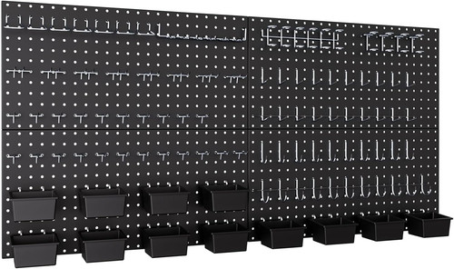 158pcs metal pegboard wall - pegboard,