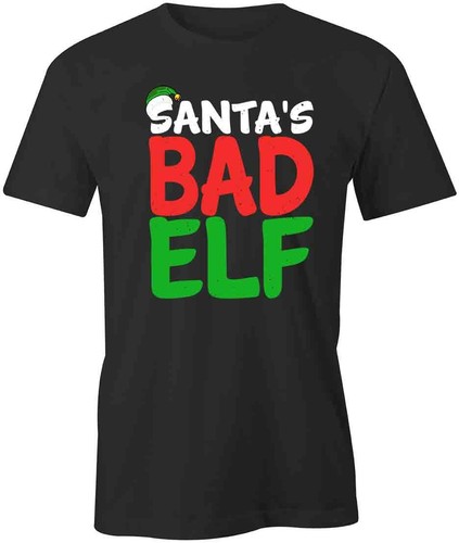 Santa bad elf tshirt - santa's,