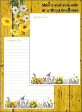 Springtime Fun (or a Happy Easter) - A5 Letter Writing Paper Stationary Sets