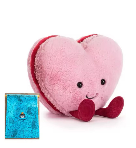 Jellycat colette heart macaron - jellycat,