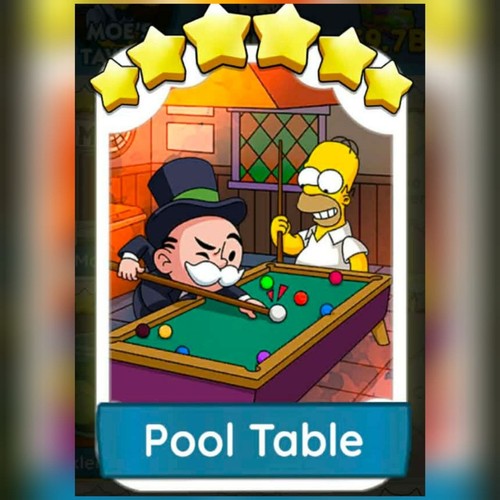 Pool table - x,