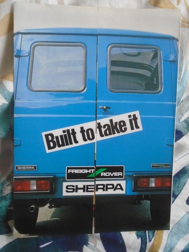 Freight rover sherpa brochure - sherpa,