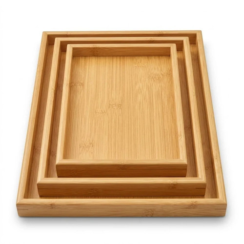 New set wooden platters - new, of