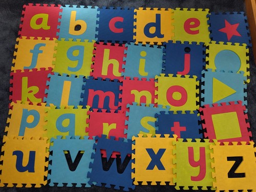 Multi coloured soft jigsaw - multi-coloured,