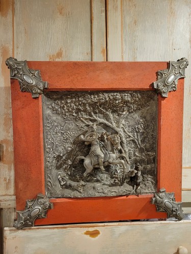 Antique lrg spelter bronze - antique,