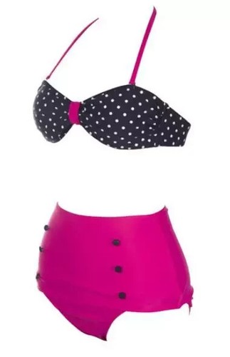 High waisted bikini size 12 - l,