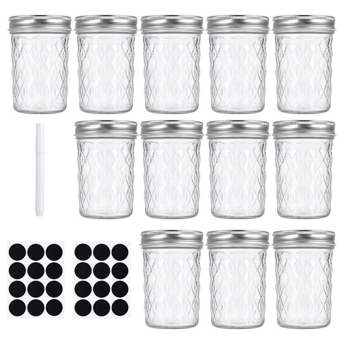 Pack airtight diamond - 12, glass