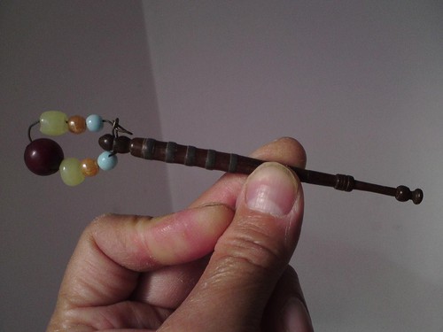 Victorian treen sewing tool - tool,