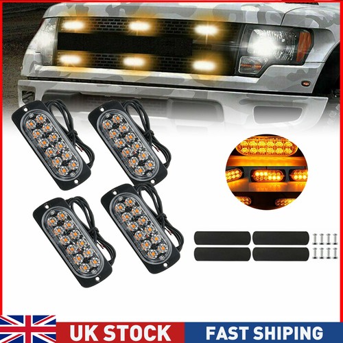 4pcs amber led car - 4pcs,