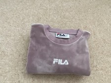 Fila Velour Cropped Sweatshirt