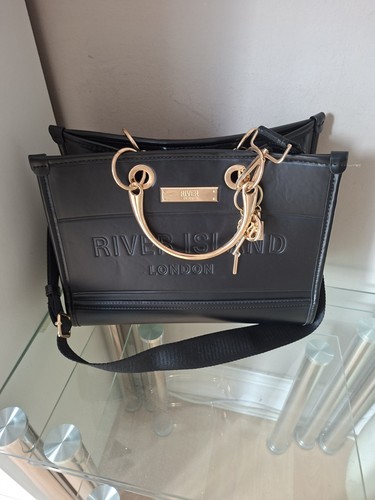 River island black monogram - river,