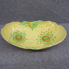 Vintage Carlton Ware Buttercup double Bowl Australian Design Ceramic Art Deco