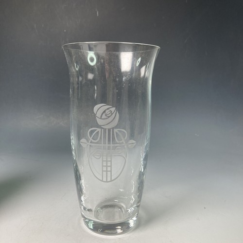 Vintage glass vase - , with