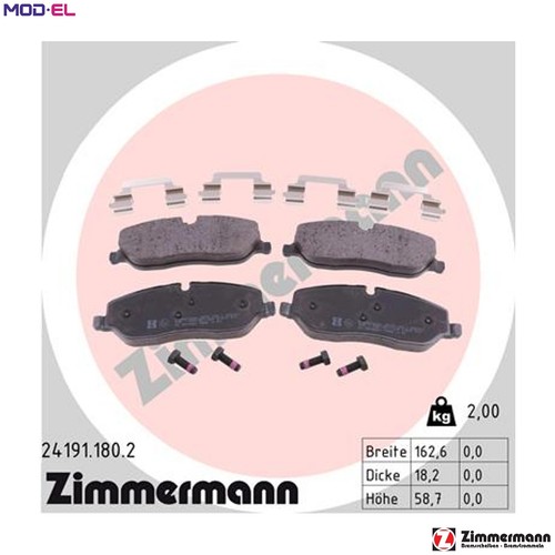 Brake pad set disc - pad,