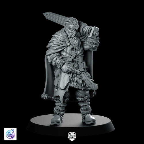 Sword man viking - viking, miniature