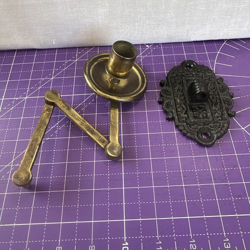 Brass piano candlestick - piano,