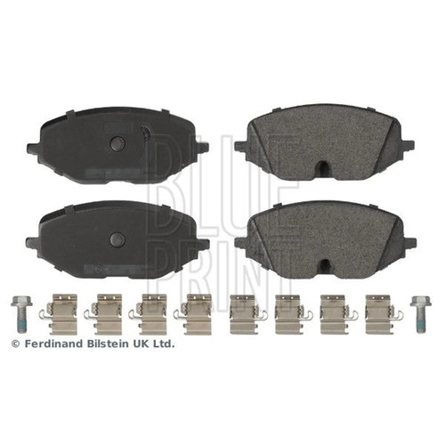 Blue print front brake pad - print,