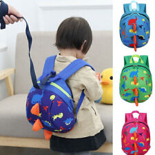 Cartoon Toddler Dinosaur Safety Harness Strap Bag Backpack with Reins for kid UK