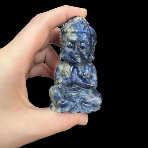Natural sodalite buddha - natural,