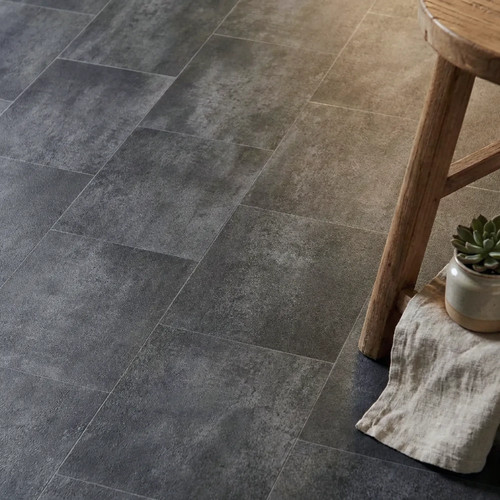 Stone effect black vinyl - stone,