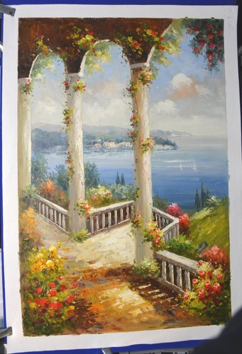 Hand painted oil - painted, painting