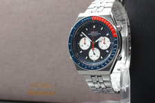 Vintage [N MINT w/Box]Seiko 7A28-7100 Pepsi Chronograph Quartz Watch Man's JAPAN