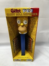 Giant Pez Talking Homer Simpson Candy Dispenser 12" Tall Extra Large, UNOPENED