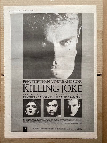 Killing joke brighter - brighter, a