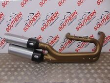 Harley Davidson Dyna Fat Bob Satin Silver complete Exhaust system  64900720