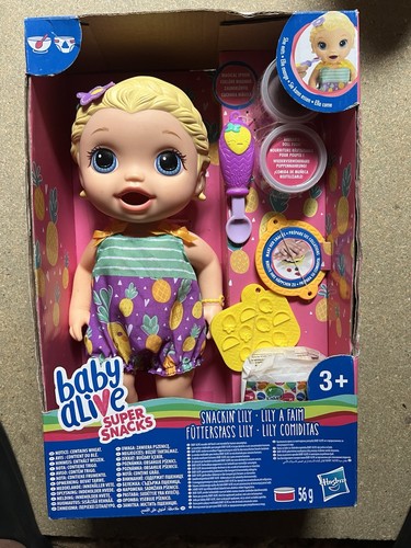 Baby alive snackin lily doll - baby,